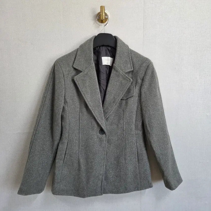 [BUNJANG] Women's Wool Single Short Jacket Coat M / 여성 모직 싱글 숏 자켓 코트 M