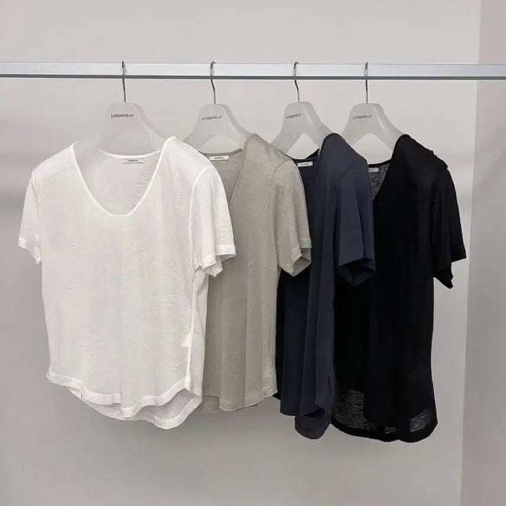 [BUNJANG] London Flat T-shirt (Heather Gray) / 런던플랏 반팔 티셔츠 (회멜란지)