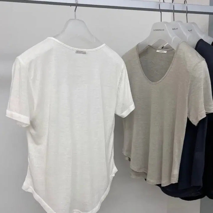 [BUNJANG] London Flat T-shirt (Heather Gray) / 런던플랏 반팔 티셔츠 (회멜란지)