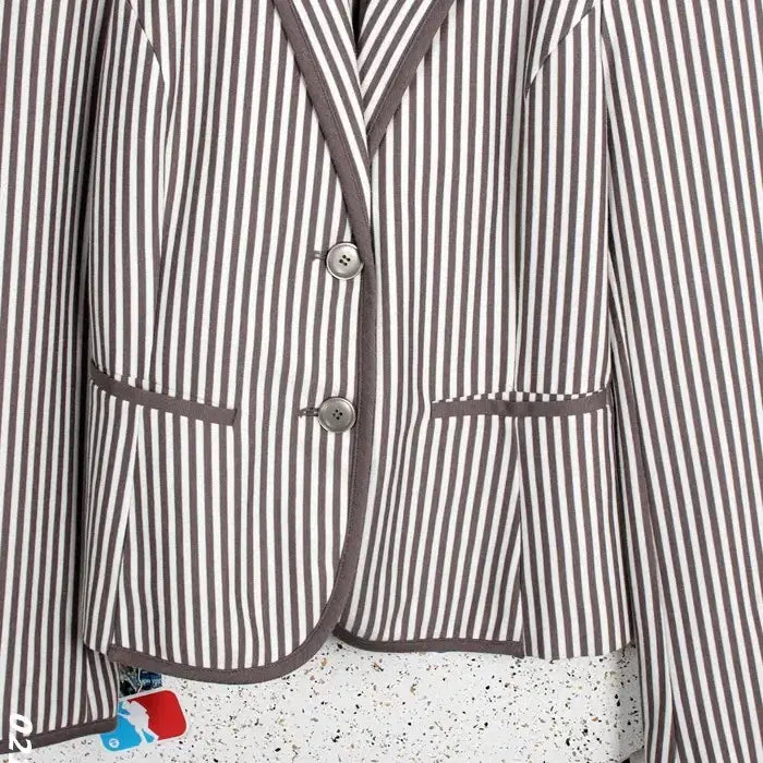 [BUNJANG] Zara Stripe Single Jacket / 여성S/ 자라 스트라이프 싱글자켓 21-54