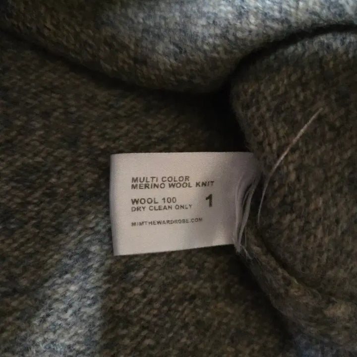 [BUNJANG] Merino Wool Multicolor Knit / 밈더워드로브 여성 메리노울 멀티컬러 니트 1