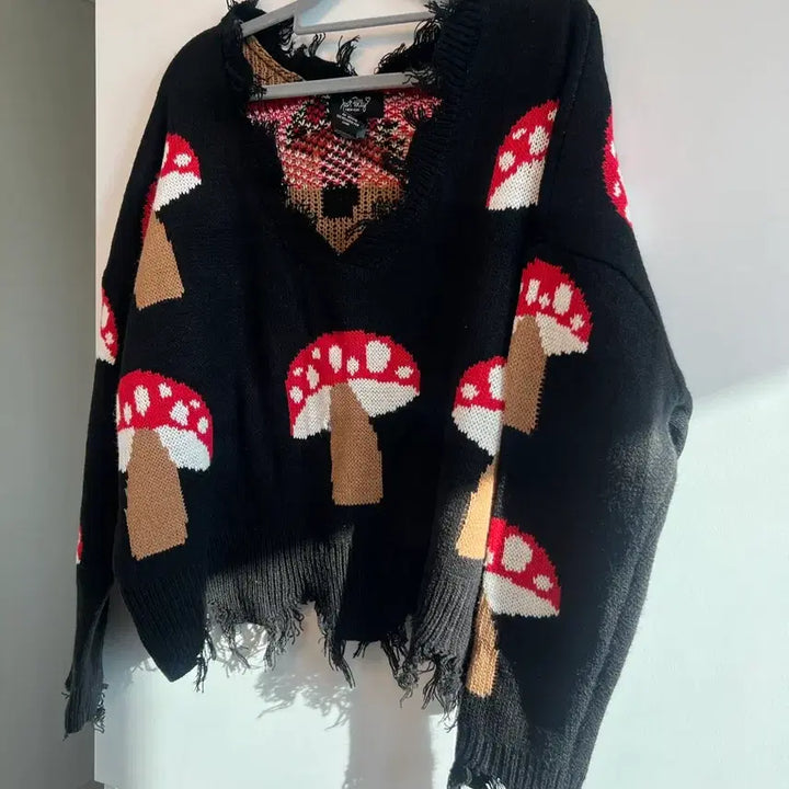 [BUNJANG] Mushroom Knit / 미국에서 구매한 버섯 니트