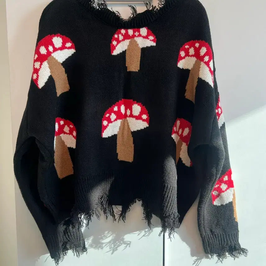 [BUNJANG] Mushroom Knit / 미국에서 구매한 버섯 니트
