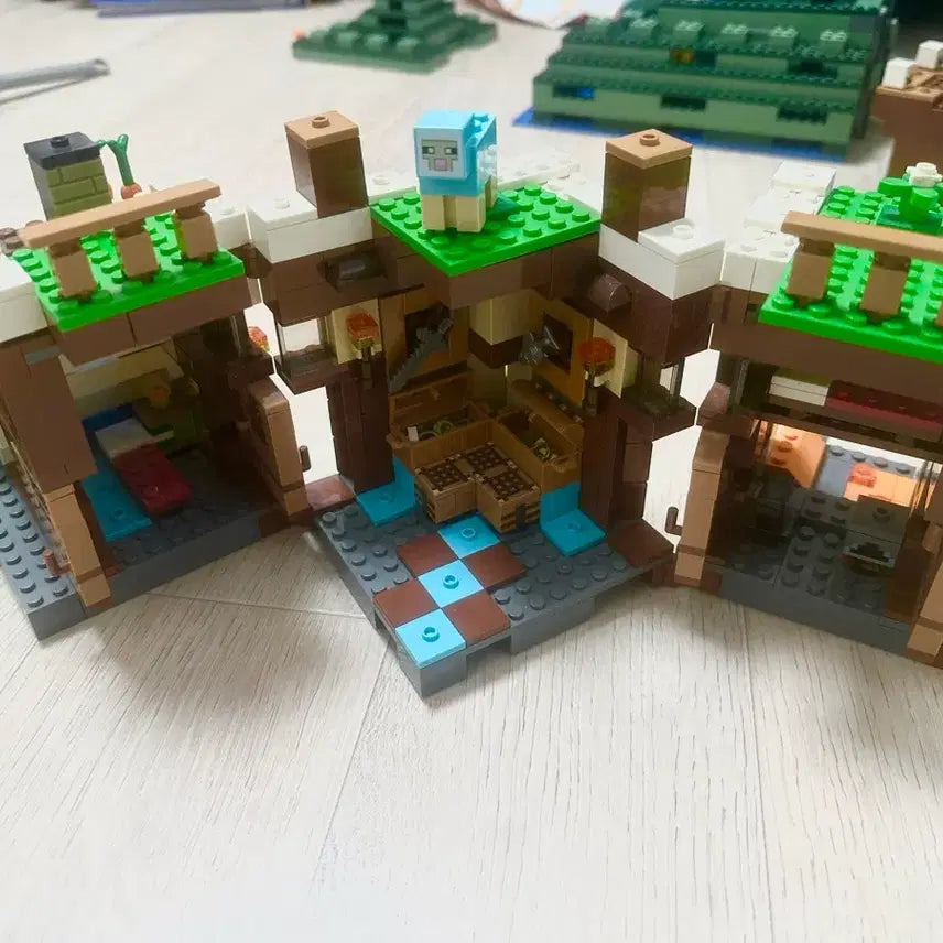 [BUNJANG] Lego Minecraft Waterfall Base / 레고 마인크래프트 모음 일괄