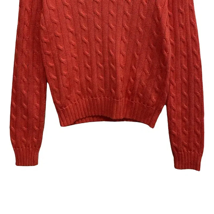 [BUNJANG] M/Ralph Lauren Cable Knit Sweater / 여M/폴로 랄프로렌 케이블 니트
