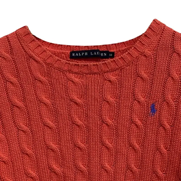 [BUNJANG] M/Ralph Lauren Cable Knit Sweater / 여M/폴로 랄프로렌 케이블 니트