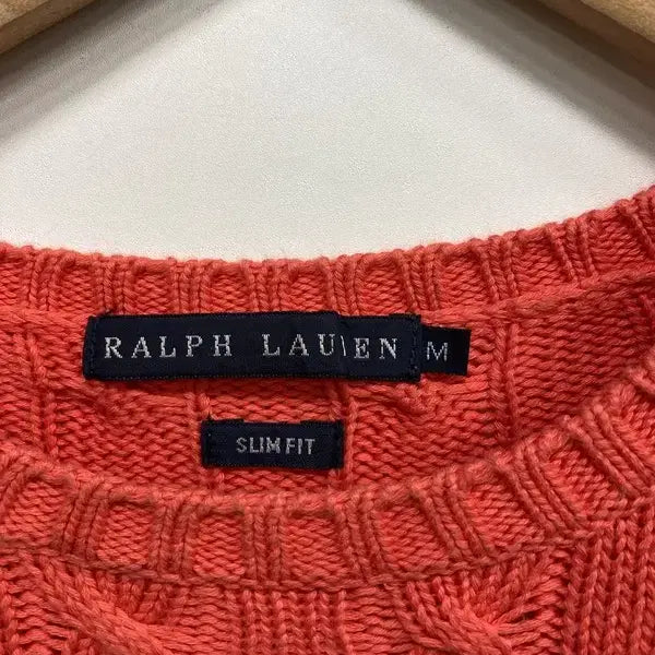 [BUNJANG] M/Ralph Lauren Cable Knit Sweater / 여M/폴로 랄프로렌 케이블 니트