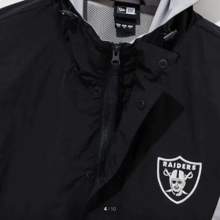 [BUNJANG] New Era Oakland Raiders Windbreaker Jacket / 뉴에라 오클랜드 레이더스 윈드 브레이커 아노락 재킷