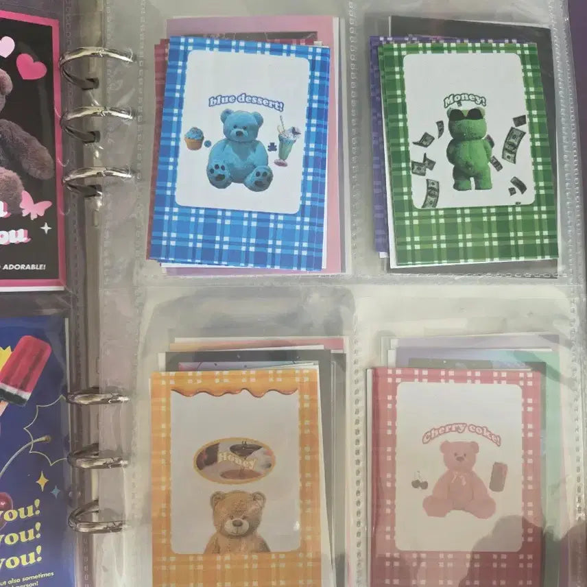 [BUNJANG] Retro/Cat/Teddy Bear Sticker Set / 다꾸 스티커 4종 세트 (레트로/고양이/테디베어)