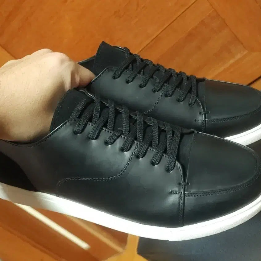 [BUNJANG] Heritage Leather Sneakers 280 (New) / 헤리티지 가죽 국산 280 스니커즈 새상품 운동화