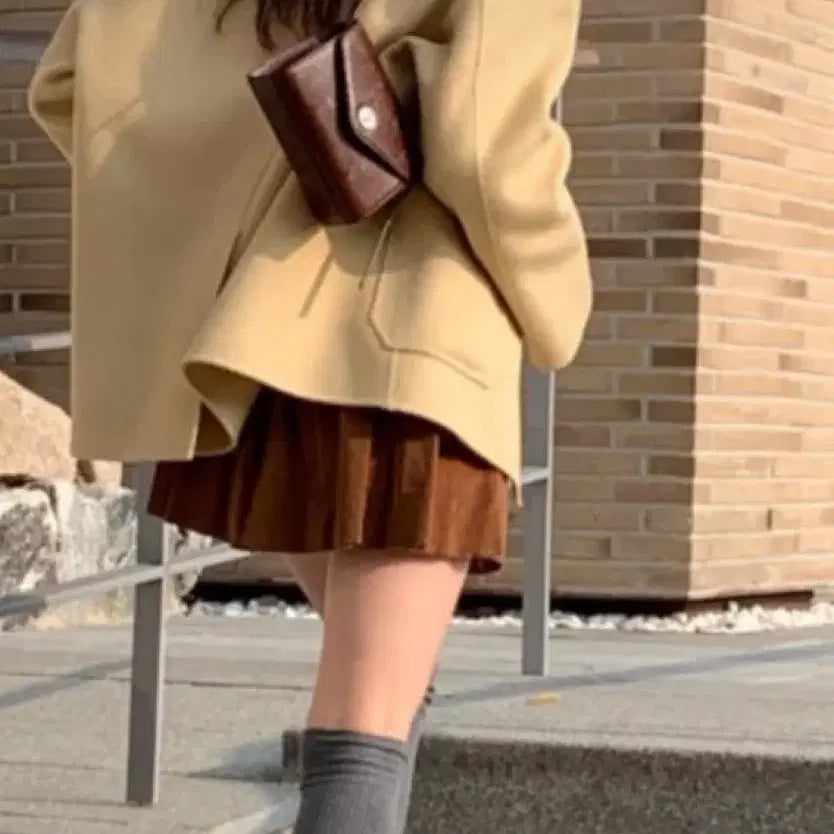 [BUNJANG] Minitmute Lizard Brown Box Bag / 미닛뮤트 박스백 리자드브라운