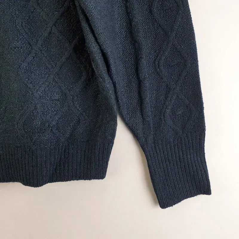 [BUNJANG] Giorgio Rests Women's Navy Cardigan / 죠르쥬레쉬 여성100 네이비 가디건 M0106