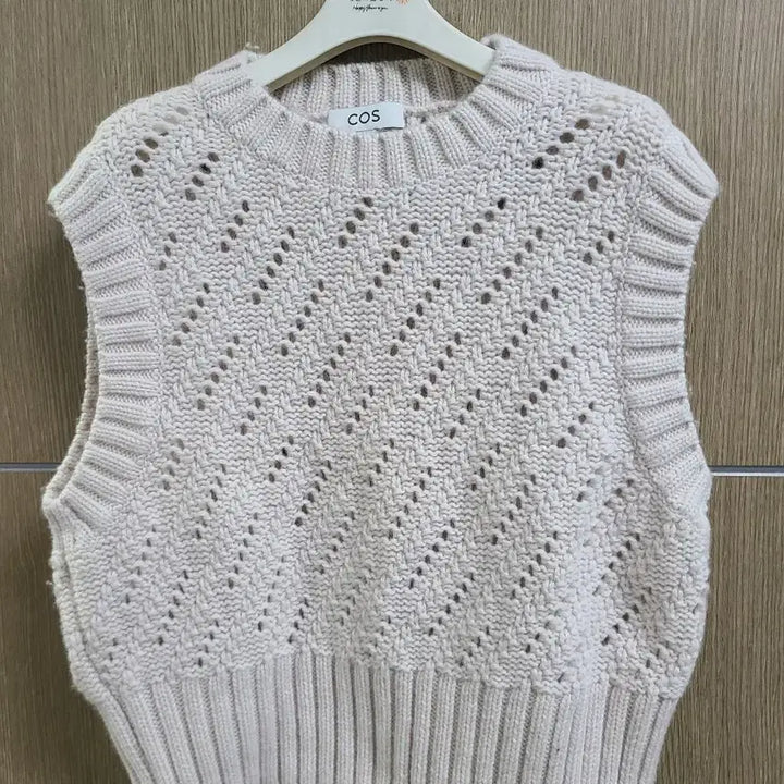 [BUNJANG] COS Beige Knit Vest / COS 코스 니트 조끼 베이지
