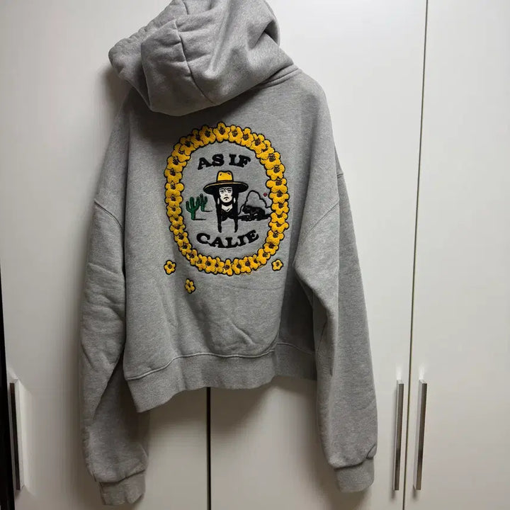 [BUNJANG] AZIF Cali Hoodie Gray / 에즈이프캘리 후드 집업 그레이