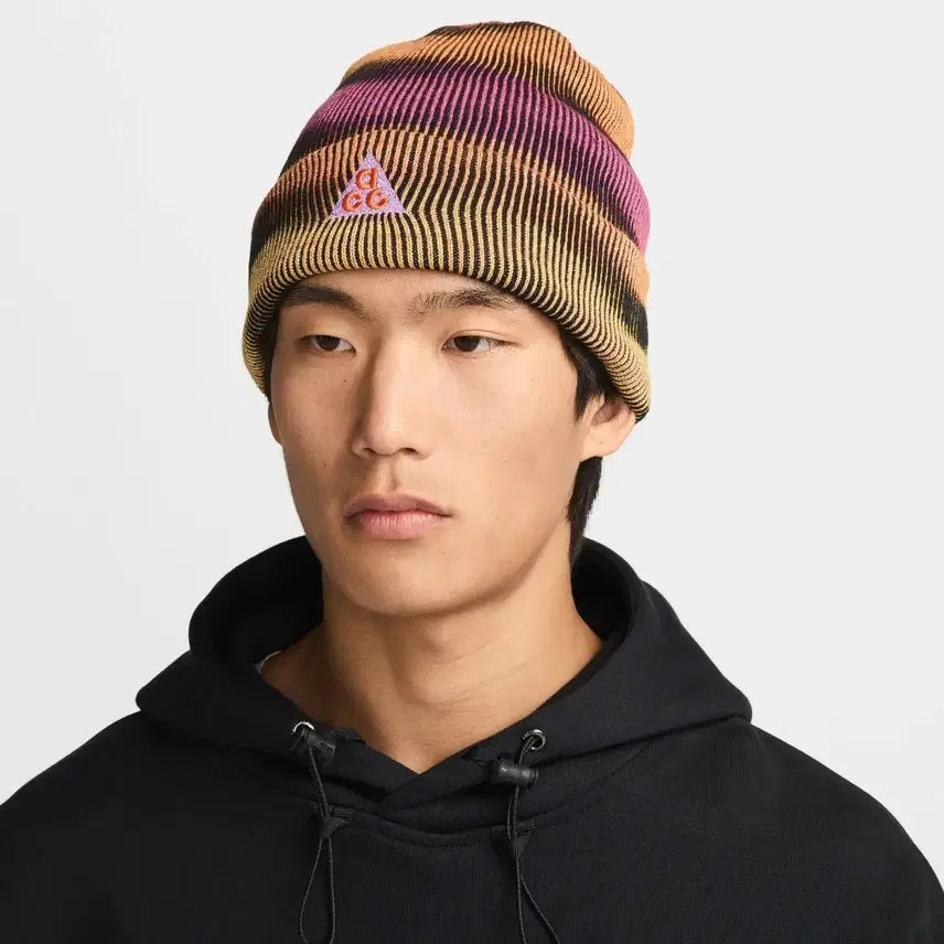 [BUNJANG] Nike ACG Peak Beanie Safety Orange Bold Berry / 나이키 피크 ACG비니 세이프티 오렌지 볼드 베리