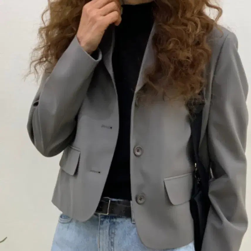 [BUNJANG] Sister Market Cropped Jacket / 시스터마켓 크롭자켓