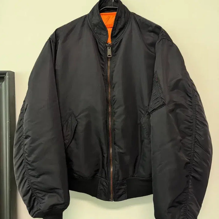 [BUNJANG] Corrona Utility MA-1 Nylon Twill Jacket / 코로나유틸리티 MA-1 나일론트윌 블랙