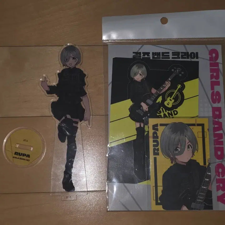[BUNJANG] Girls Band Cry Rupa Acrylic Stand Bundle Set / 걸즈밴드크라이 루파 애니플러스 아크릴 스탠드 걸밴크 일괄