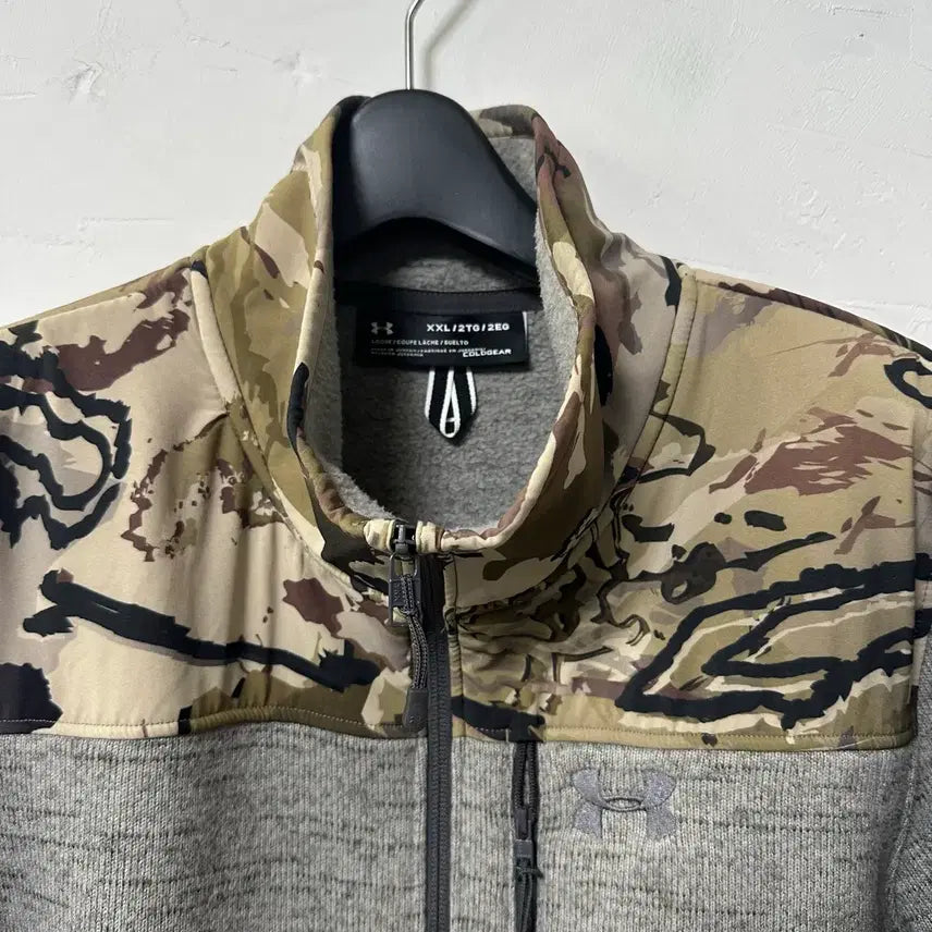 [BUNJANG] Under Armour Camo Fleece Zip-Up Jacket / (105) 언더아머 카모 플리스 집업