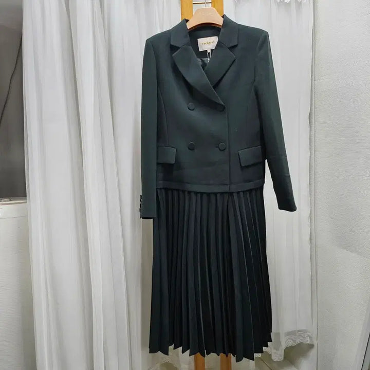 [BUNJANG] Cacharel Pleated Dress Set / cacharel 여성 플리츠 원피스 세트