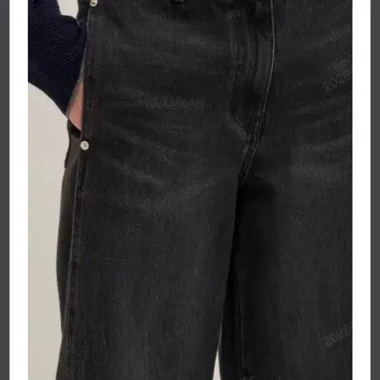 [BUNJANG] System Black Wide Denim / 시스템 블랙 와이드 데님