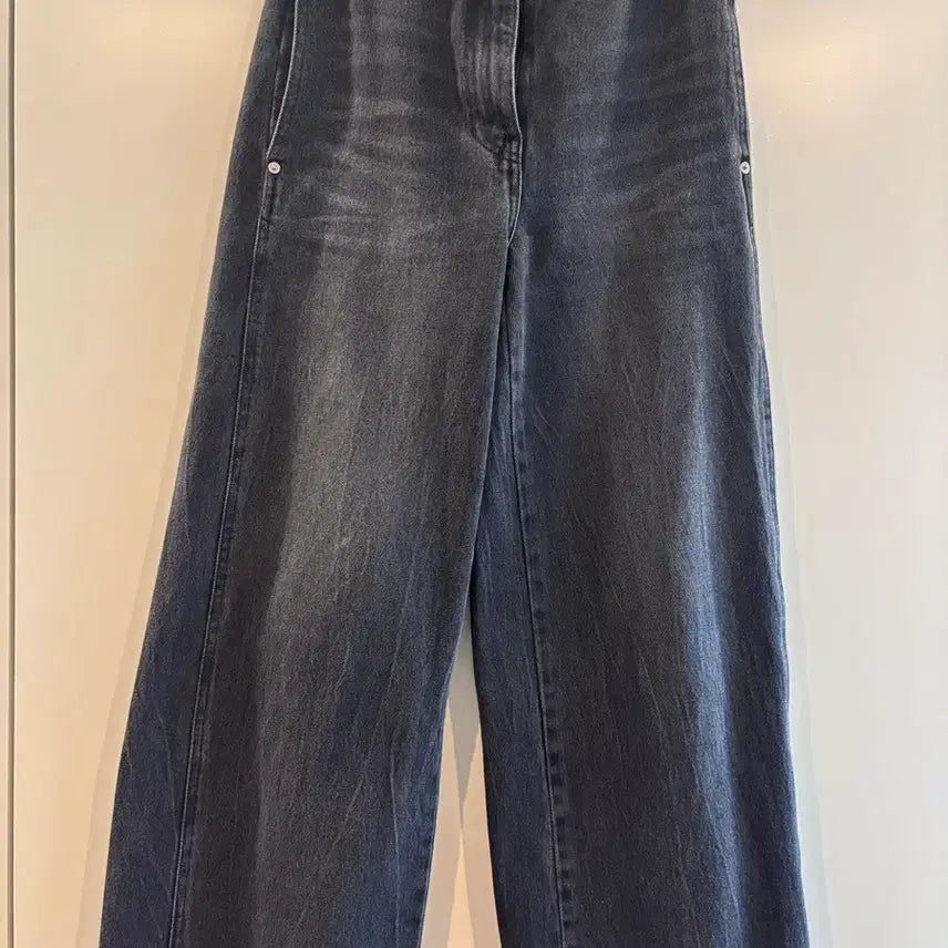 [BUNJANG] System Black Wide Denim / 시스템 블랙 와이드 데님