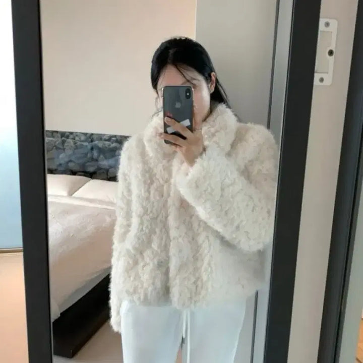 [BUNJANG] Laple Neige Fur Jacket / [새상품] 라플리에 네쥬 퍼자켓 (neige fur jk)