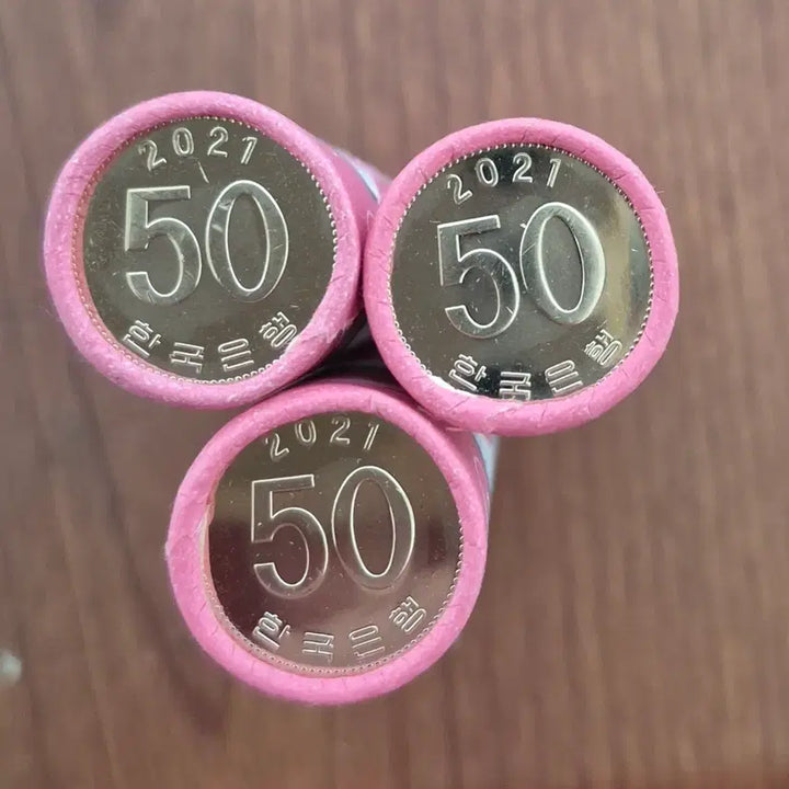 [BUNJANG] 2021 50 Coins Roll Set / 2021년 50주화 1롤 50개