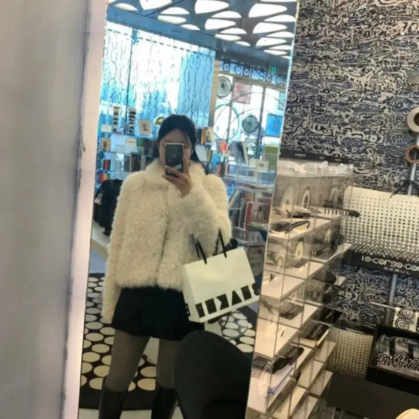 [BUNJANG] Laplie Neige Fur Jacket / [새상품] 라플리에 네쥬 퍼자켓 (neige fur jk)