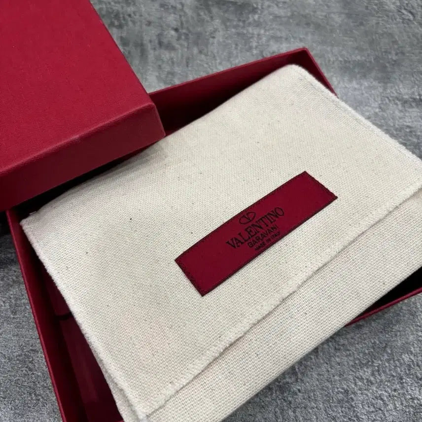 [BUNJANG] Valentino Rockstud Card Wallet / (새상품)발렌티노 락스터드 카드지갑 핑크 베이비메탈클럽 갸루지갑