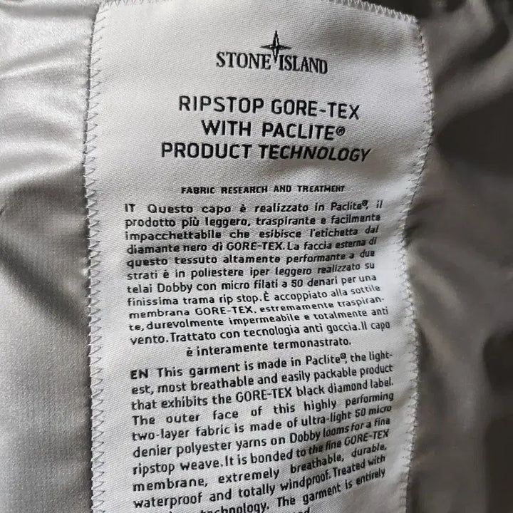 [BUNJANG] Stone Island Gore-Tex Packable Jacket S / (새상품) 스톤아일랜드 고어텍스 패커블 자켓
