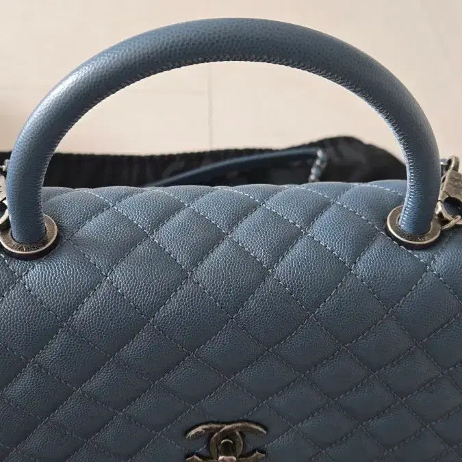 [BUNJANG] Chanel Coco Handle Large Flap Bag / 샤넬 코코 핸들 라지 플랩백