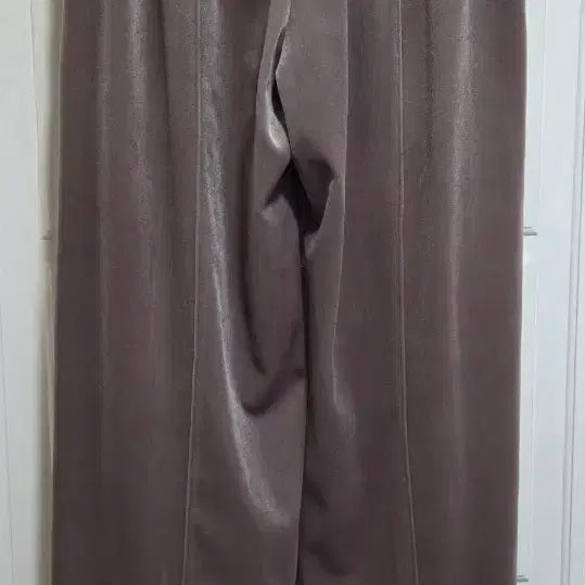 [BUNJANG] System Wide Banding Pants / 한섬 시스템 벨루어 와이드 밴딩 팬츠(택달린새제품)