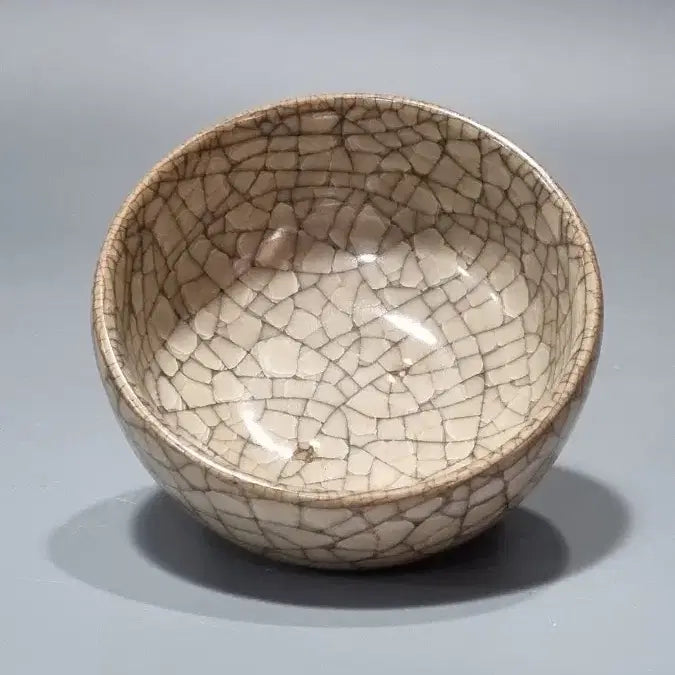 [BUNJANG] Song Dynasty Ge Kiln Crackle Glaze Teacup / 가요 빙렬문 찻잔