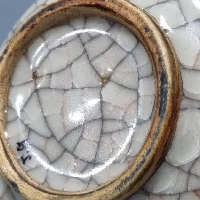 [BUNJANG] Song Dynasty Ge Kiln Crackle Glaze Teacup / 가요 빙렬문 찻잔