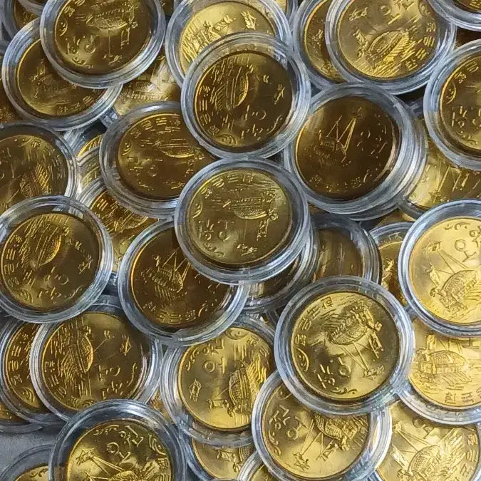 [BUNJANG] Korean Old Coin 1979 5 Won Bundle Set / 옛날돈 미사용 1979년 5원 50개일괄