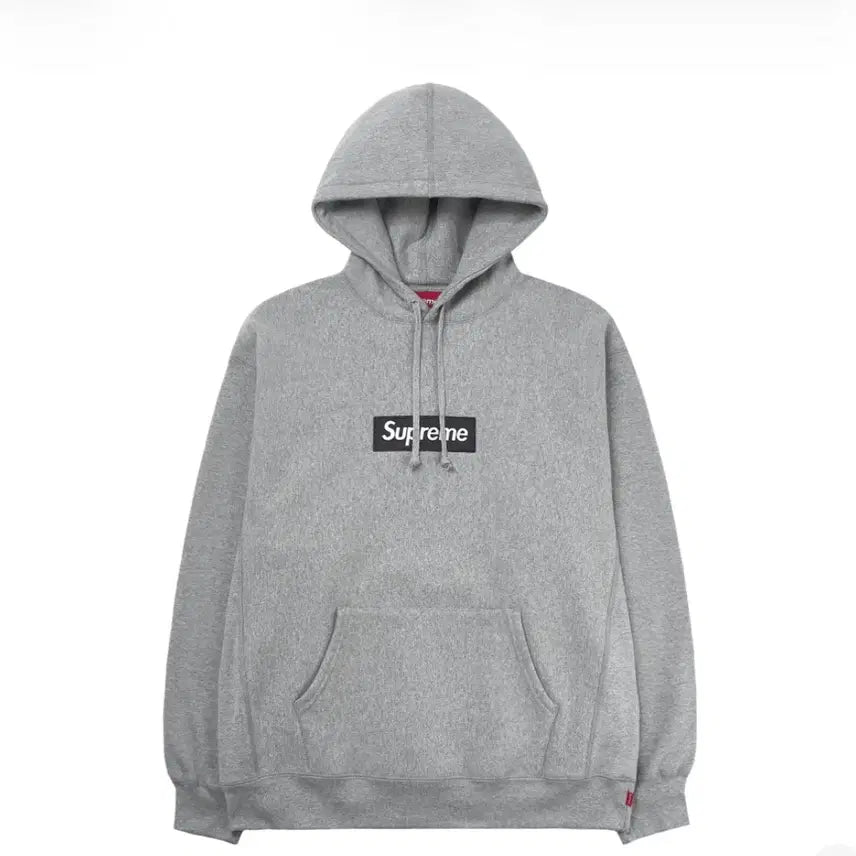 [BUNJANG] Supreme Box Logo 25FW Hooded Sweatshirt / L]슈프림 박스로고 그레이 25FW 후드 그레이 미개봉 새상품후드