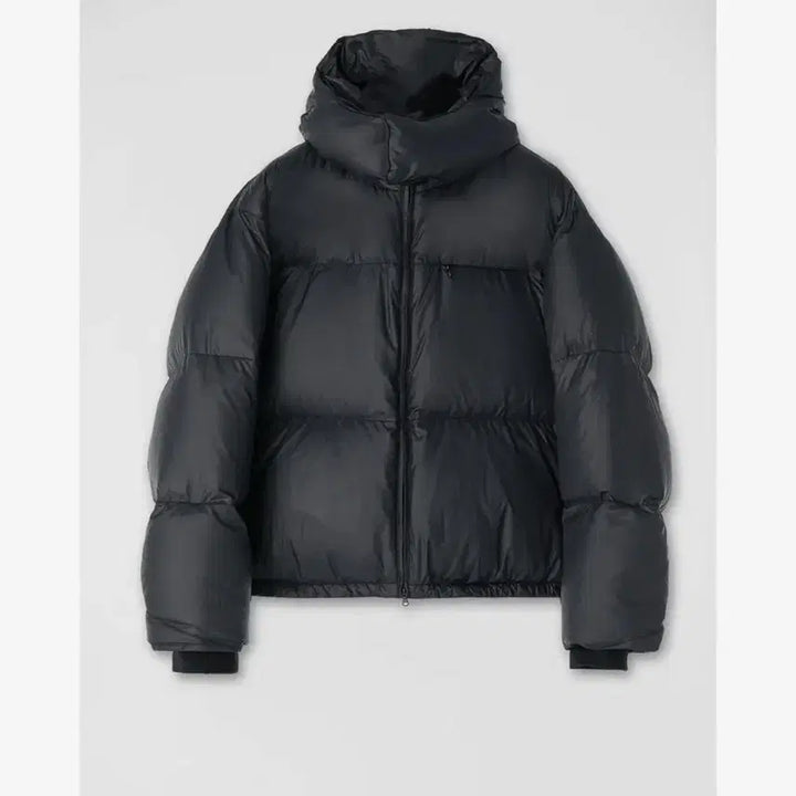 [BUNJANG] Kuer Cloud Crop Padded Jacket (Black, S) / 쿠어 클라우드 크롭 패딩 s