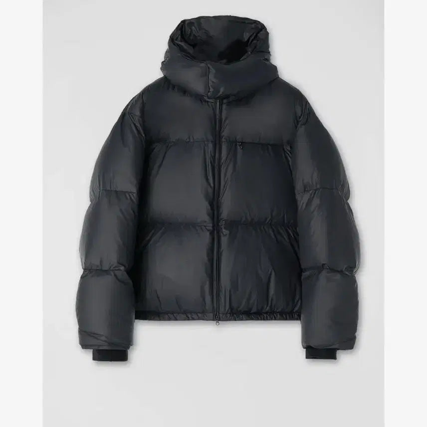 [BUNJANG] Kuer Cloud Crop Padded Jacket (Black, S) / 쿠어 클라우드 크롭 패딩 s