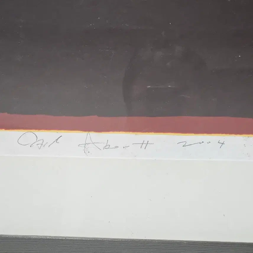 [BUNJANG] 칼 애보트 오리지널 판화 / 칼 애보트 오리지널 판화