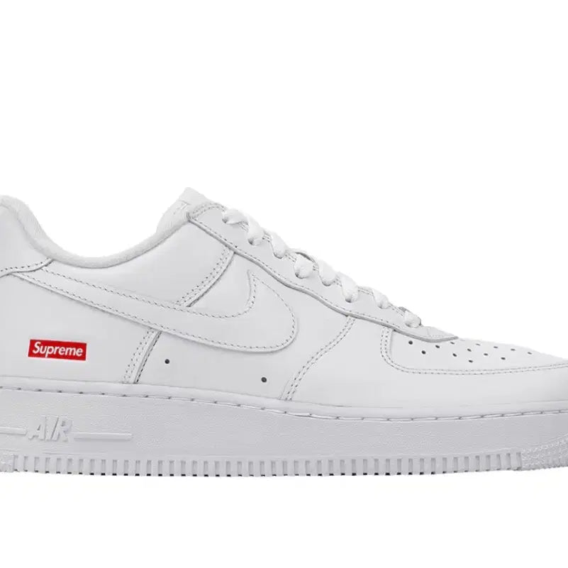 [BUNJANG] Nike Supreme Air Force 1 Low White Sneakers / 250] 슈프림 에어포스 화이트 미개봉 새상품, 나이키 1 로우