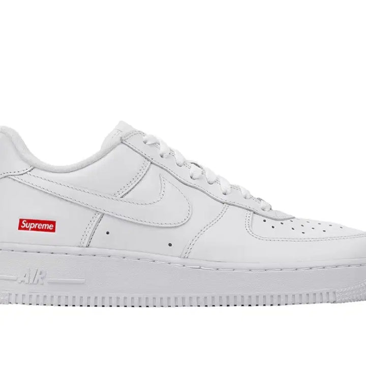 [BUNJANG] Nike Supreme Air Force 1 Low White Sneakers / 250] 슈프림 에어포스 화이트 미개봉 새상품, 나이키 1 로우