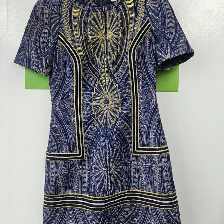 [SOLD OUT] dewl 패턴 반팔 원피스