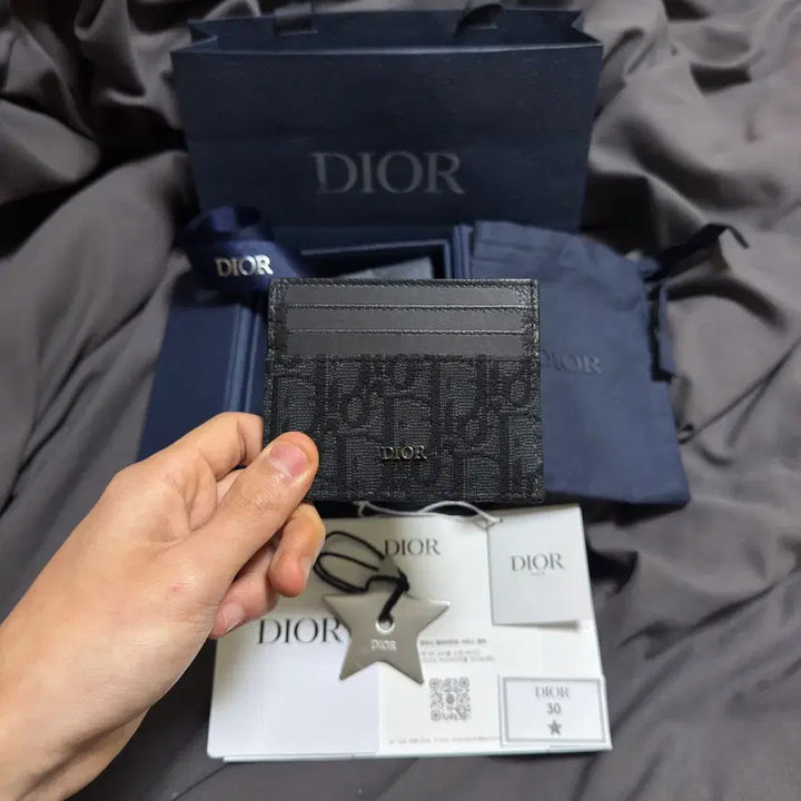 [BUNJANG] Dior Oblique Card Holder / [새상품급/풀구성] 디올 오블리크 카드지갑