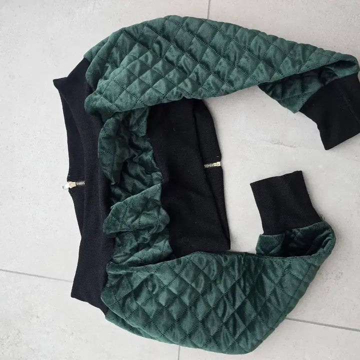 [BUNJANG] Cropped Velvet Top / 크롭 벨벳 탑