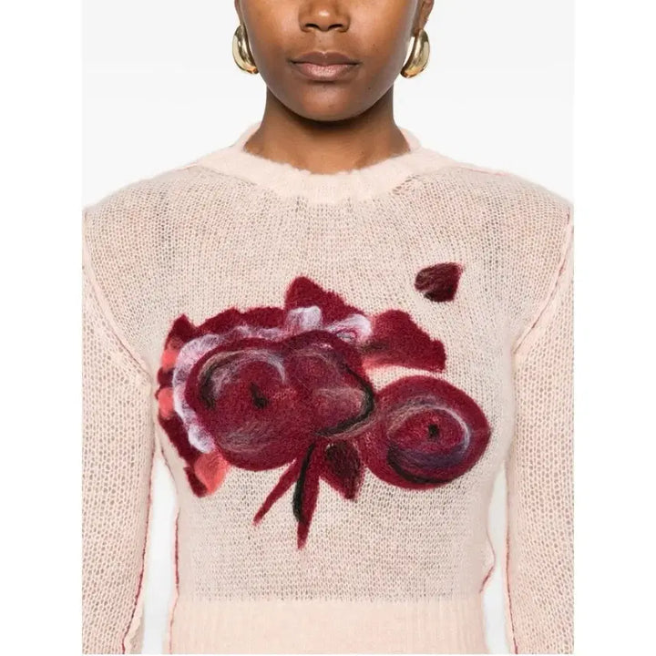 [BUNJANG] Erdem Han So Hee Embroidered Knit Sweater / 에르뎀 한소희 자수 니트