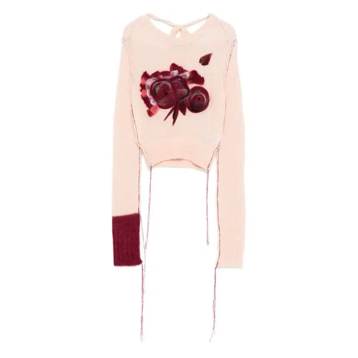[BUNJANG] Erdem Han So Hee Embroidered Knit Sweater / 에르뎀 한소희 자수 니트