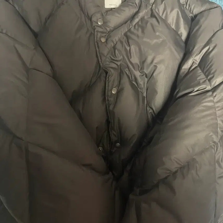 [BUNJANG] Polytelu Rhombus Down Puffer Jacket Black Charcoal / [3] 폴리테루 롬버스 다운 퍼퍼 자켓 블랙 차콜