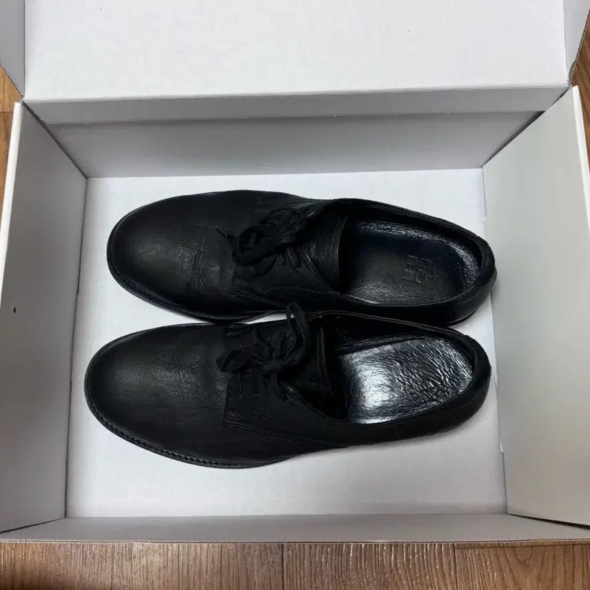[BUNJANG] THE BOYZ Derby Shoes Black Sole / 3) 폴리테루 더비 슈즈 블랙 솔