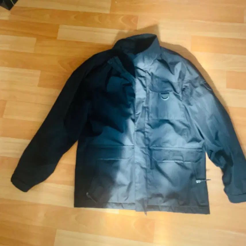 [BUNJANG] Safari Style Black Jumper / 남자 사파리형 블랙 점퍼